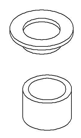 KOHLER Drain Spacer Gasket Kit - Polished Chrome, K-1019171-CP