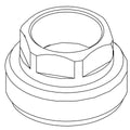 KOHLER Nut, Bonnet - Rough Plate, K-1019863-RP