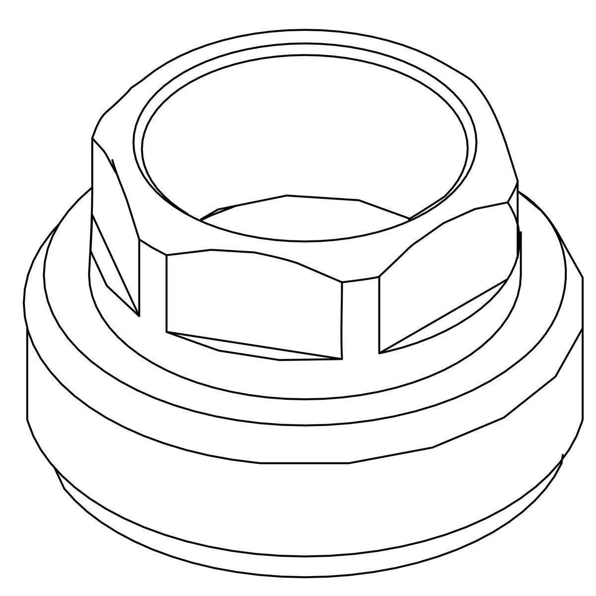 KOHLER Nut, Bonnet - Rough Plate, K-1019863-RP