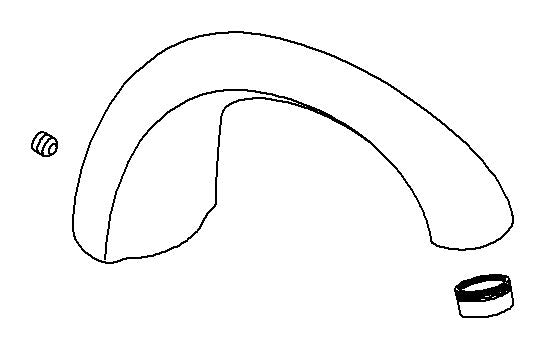 KOHLER Spout Assembly, D-M - Oil-Rubbed Bronze, K-1020624-2BZ