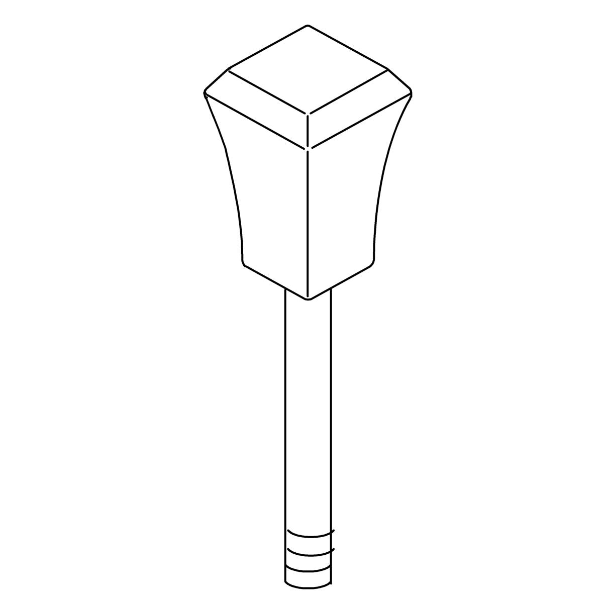 KOHLER Lift Knob Assembly - Vibrant Polished Nickel, K-1021951-SN