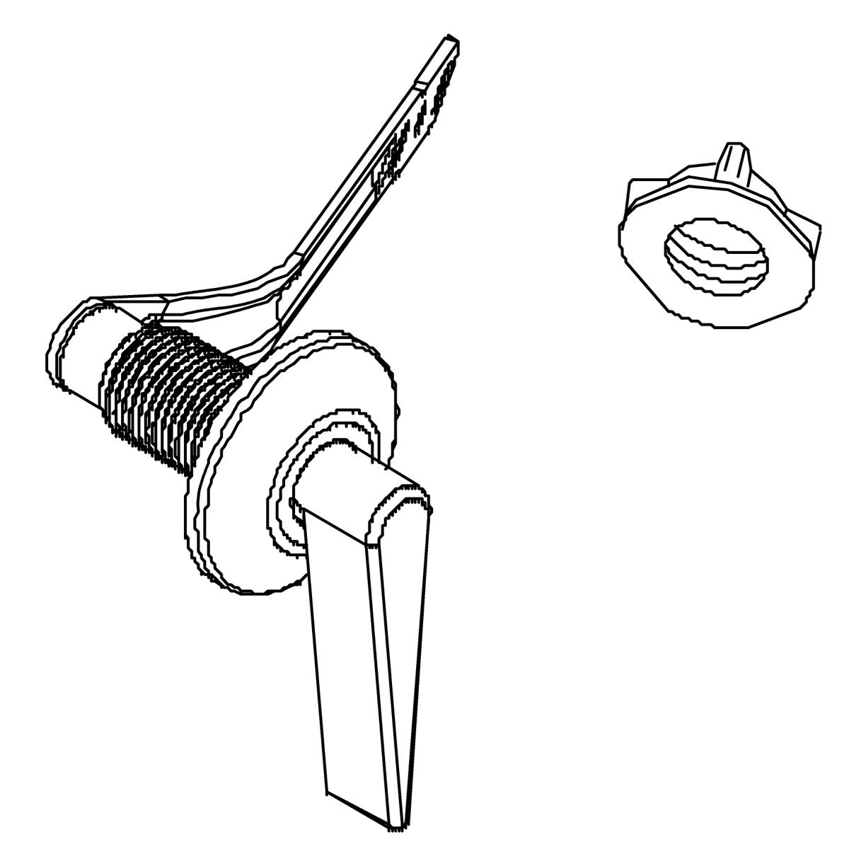 KOHLER Trip Lever Kit - Polished Chrome, K-1022562-CP