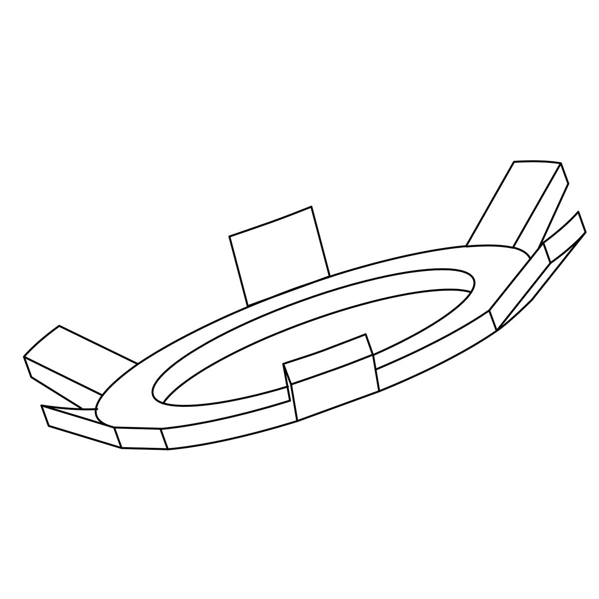 KOHLER Retaining Ring, Ext Tooth, K-1023547