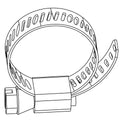 KOHLER Hose Clamp, 82 Id, K-1023643