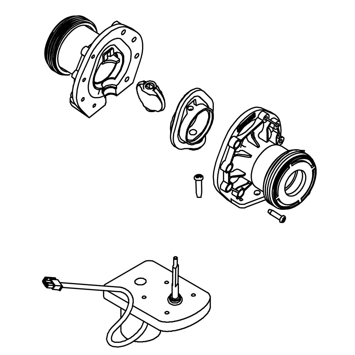 KOHLER Motor Valve-Adapter Assembly., K-1023753
