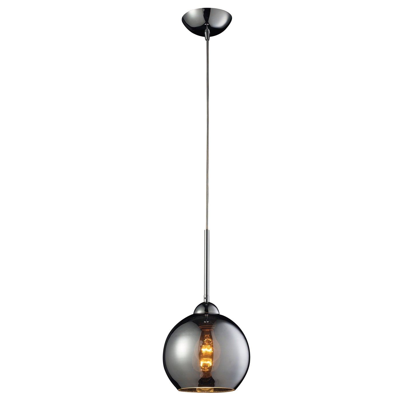 ELK SHOWROOM 10240/1CHR Cassandra 8'' Wide 1-Light Pendant - Polished Chrome