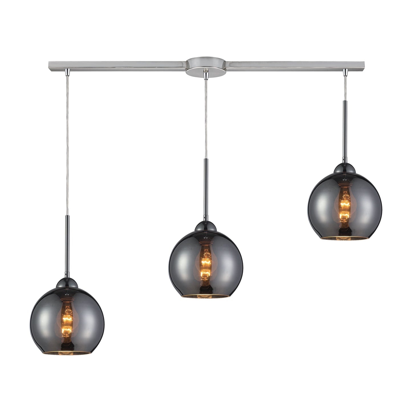 ELK SHOWROOM 10240/3L-CHR Cassandra 36'' Wide 3-Light Pendant - Polished Chrome