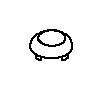 KOHLER Plug Button, Circle Graphics - Vibrant Brushed Nickel, K-1024303-BN