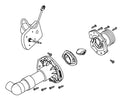 KOHLER Bfly/Check Valve Assembly, 1394, K-1024381