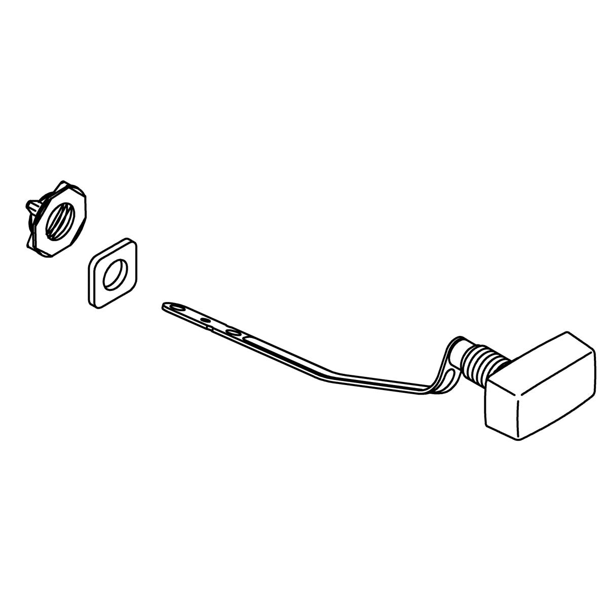 KOHLER TRIP LEVER SERVICE KIT- RIGHT - Polished Chrome, K-1025330-CP