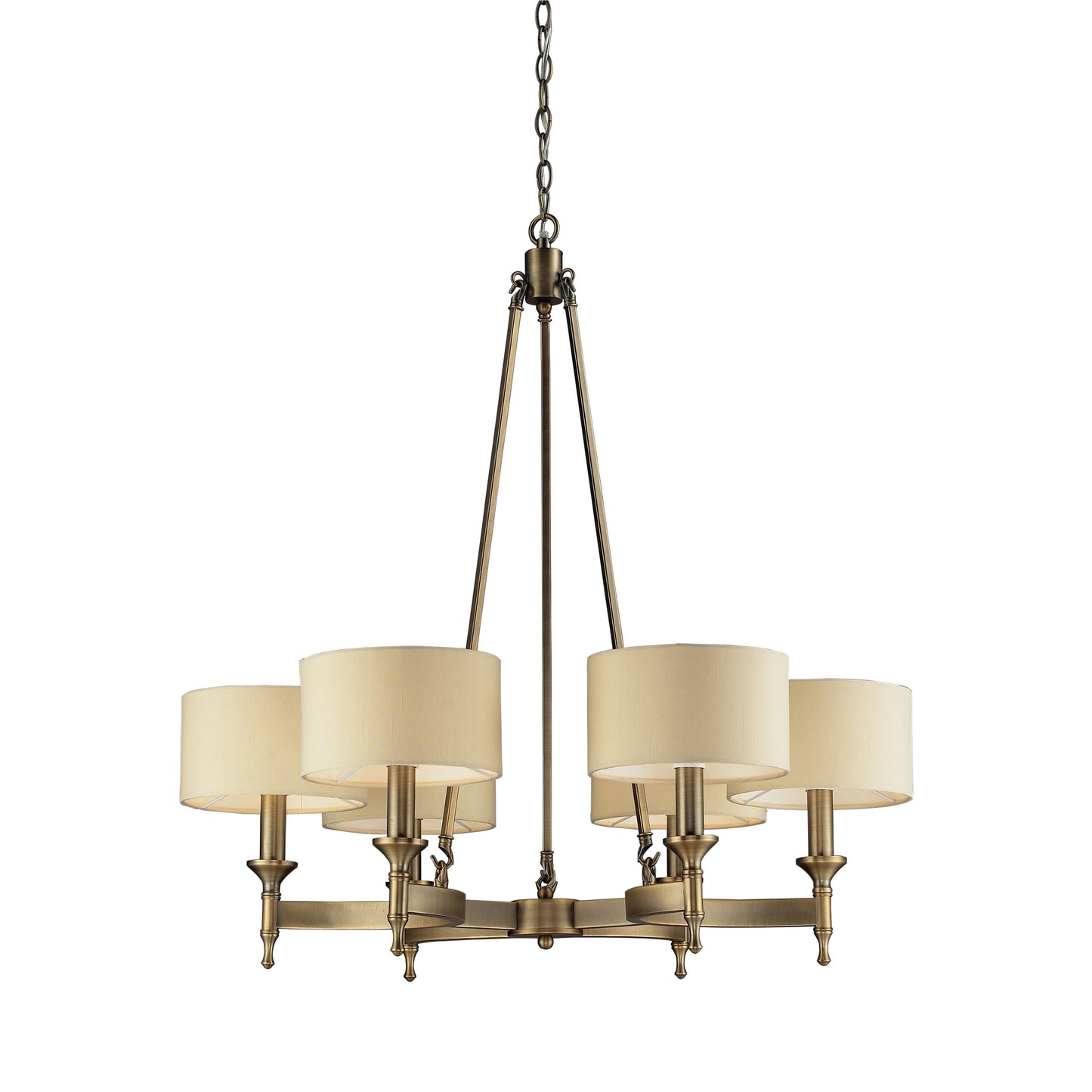 ELK SHOWROOM 10263/6 Pembroke 31'' Wide 6-Light Chandelier - Antique Brass