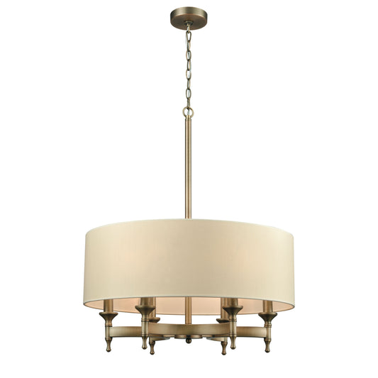 ELK SHOWROOM 10264/6 Pembroke 24'' Wide 6-Light Chandelier - Antique Brass