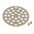 MOEN 102763BN Polished Brass 4" Shower Drain Cover (8.7"L X 5.2"W X .4"H) - Brushed Nickel