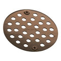 MOEN 102763ORB Polished Brass 4" Shower Drain Cover (8.7"L X 5.2"W X .4"H) - Oil Rubbed Bronze