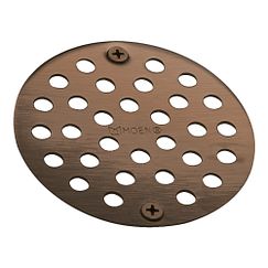 MOEN 102763ORB Polished Brass 4" Shower Drain Cover (8.7"L X 5.2"W X .4"H) - Oil Rubbed Bronze