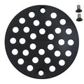 MOEN 102763WR Polished Brass 4" Shower Drain Cover (8.7"L X 5.2"W X .4"H) - Wrought Iron