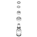 KOHLER Stem Extension Assembly - Bright Chrome, K-1030106-BC