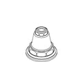 KOHLER Bonnet, Lav - Vibrant Brushed Nickel, K-1030991-BN