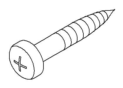 KOHLER Screw, 8-18 X 1" Cr Pan Hd Pp Tap S, K-1031659-C