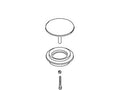 KOHLER Plug Kit - Vibrant Polished Nickel, K-1031811-SN