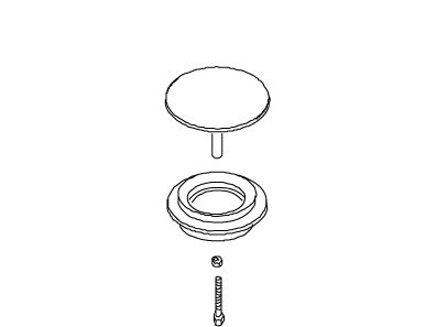 KOHLER Plug Kit - Vibrant French Gold, K-1031811-AF