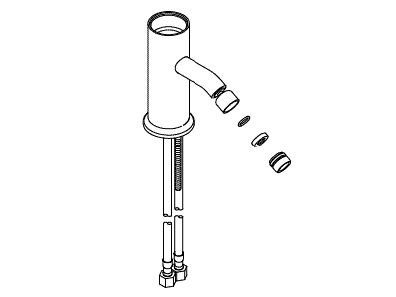 KOHLER Spout Assembly - Vibrant Brushed Moderne Brass, K-1031936-2MB