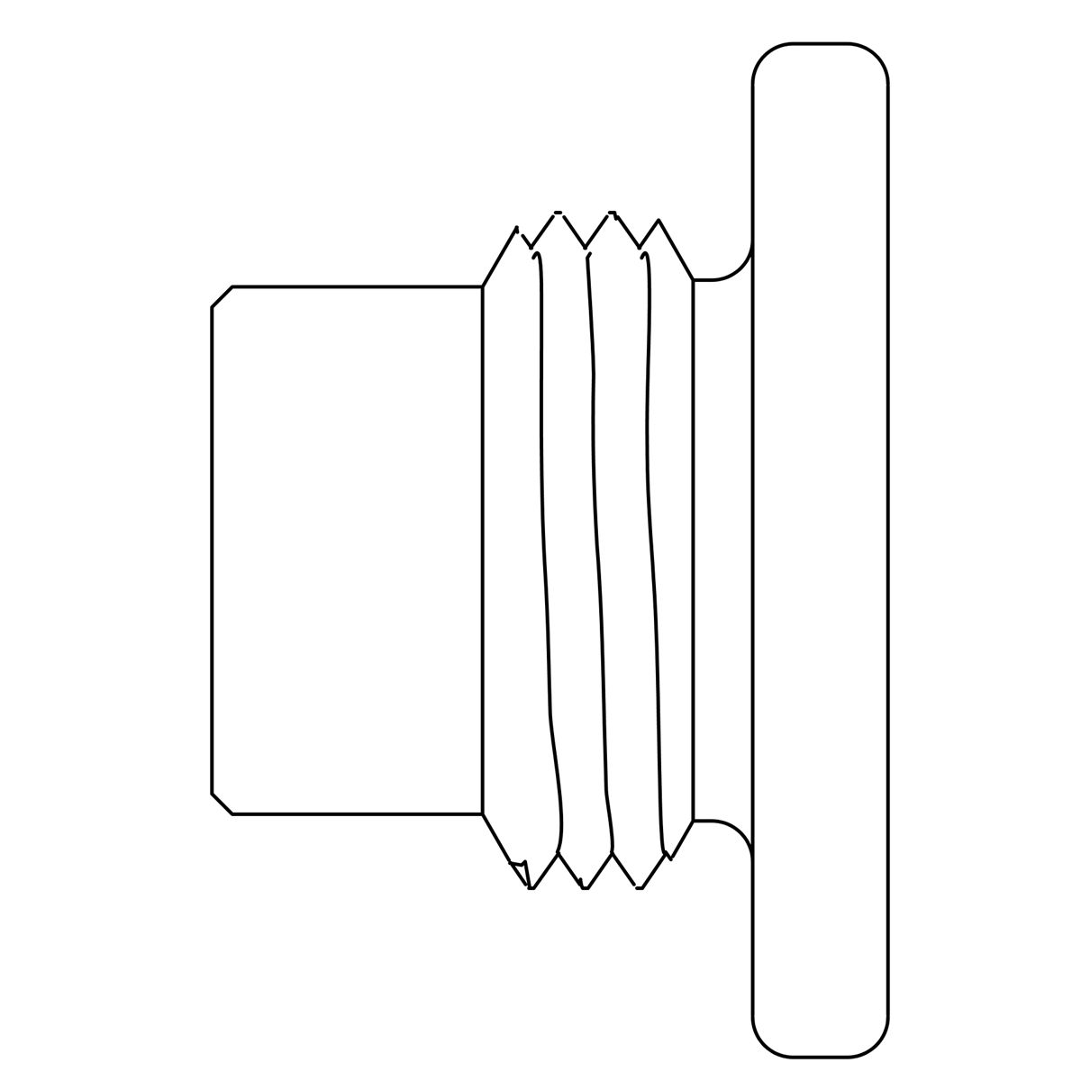 KOHLER Screw .250-28, Drain Tube, K-1032267