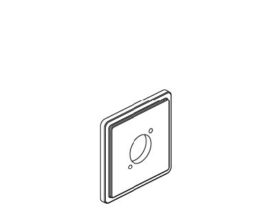 KOHLER Plate, Spout/Shower Arm - Polished Chrome, K-1032320-CP