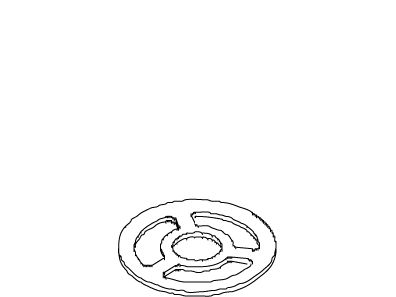 KOHLER Plate, Overflow - Vibrant Polished Nickel, K-1033306-SN