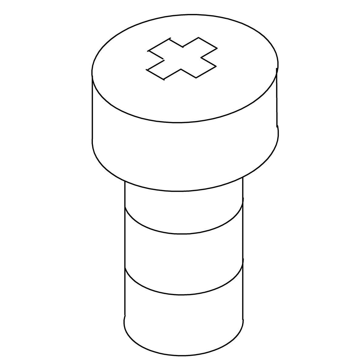 KOHLER Screw, 6-32 X .375 Pan Head, K-1033678