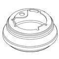 KOHLER Escutcheon - Brushed Chrome, K-1033743-G