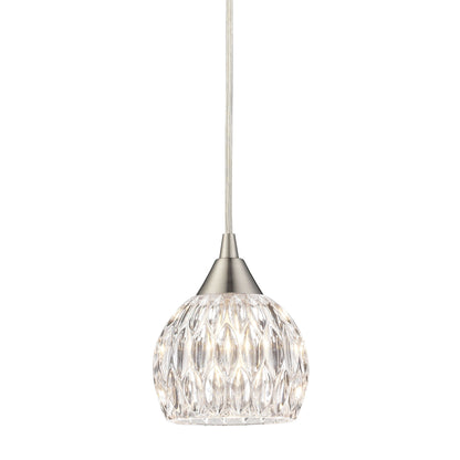 ELK SHOWROOM 10342/1 Kersey 5'' Wide 1-Light Pendant - Satin Nickel