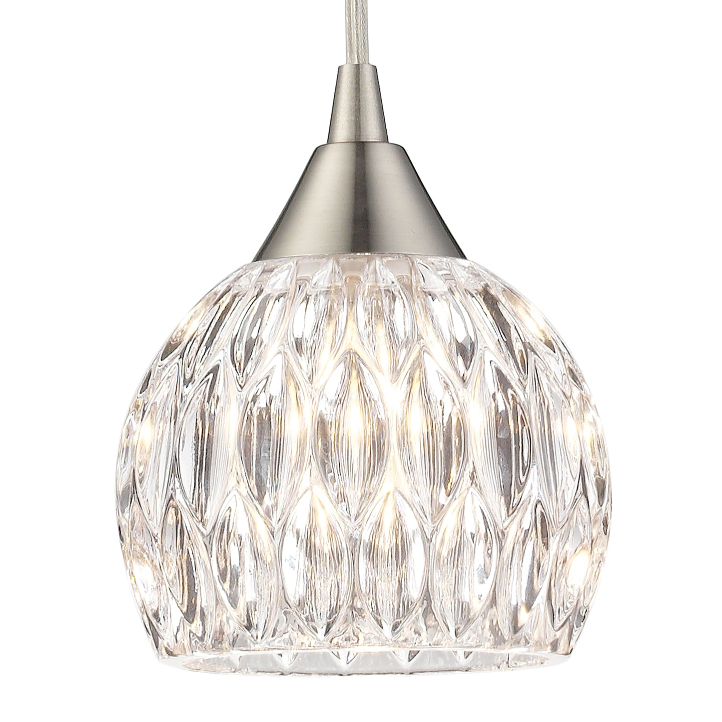 ELK SHOWROOM 10342/1 Kersey 5'' Wide 1-Light Pendant - Satin Nickel