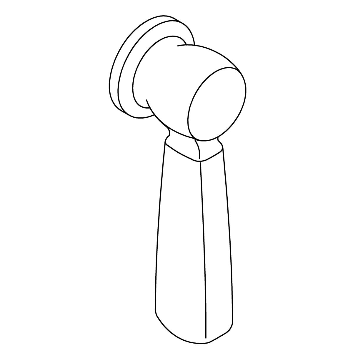 KOHLER Handle, Deck - Vibrant Brushed Nickel, K-1034705-BN