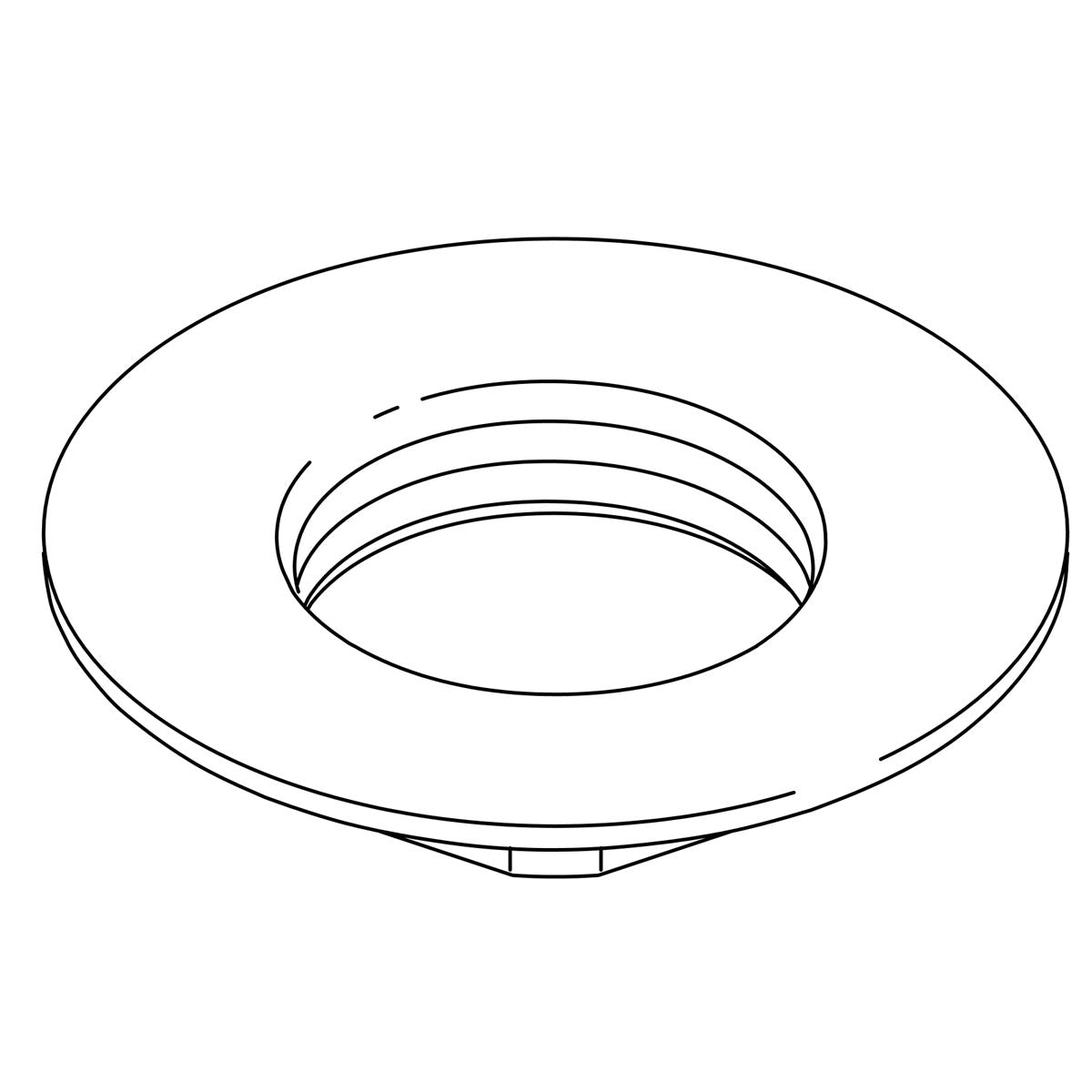 KOHLER Nut-Flange, Drain - Vibrant Brushed Nickel, K-1035348-BN