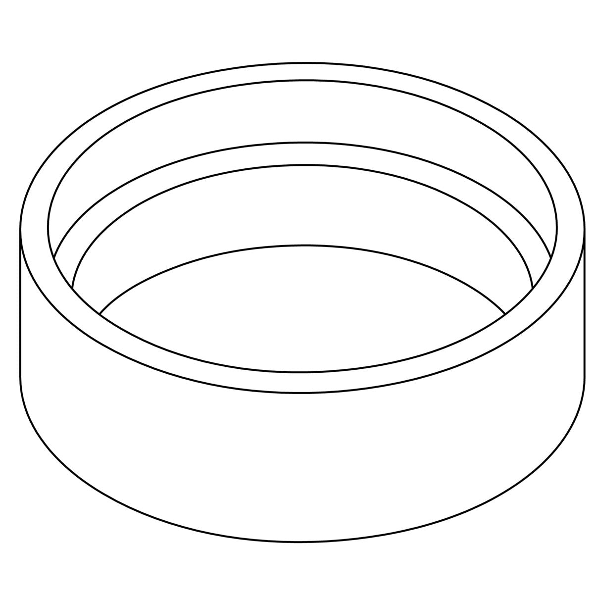 KOHLER Forte Pullout Kitchen Faucet Escutcheon - Brushed Chrome, K-1035359-G