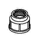 KOHLER Nut, Bottle, K-1035819