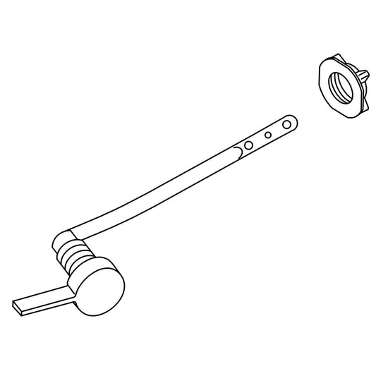 KOHLER Rh Trip Lever Kit - Vibrant French Gold, K-1036058-AF
