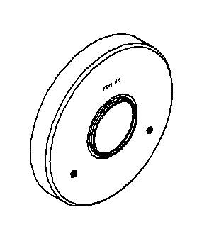 KOHLER Escutcheon - Matte Black, K-1036310-BL