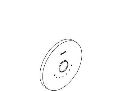 KOHLER Escutcheon - Vibrant Brushed Nickel, K-1036312-BN