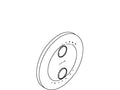 KOHLER Escutcheon, Stacked - Vibrant Brushed Nickel, K-1036313-BN