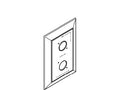 KOHLER Stacked Escutcheon - Vibrant Brushed Bronze, K-1036329-BV