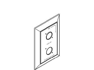 KOHLER Stacked Escutcheon - Vibrant Brushed Bronze, K-1036329-BV