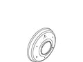 KOHLER Escutcheon - Vibrant Brushed Nickel, K-1036331-BN
