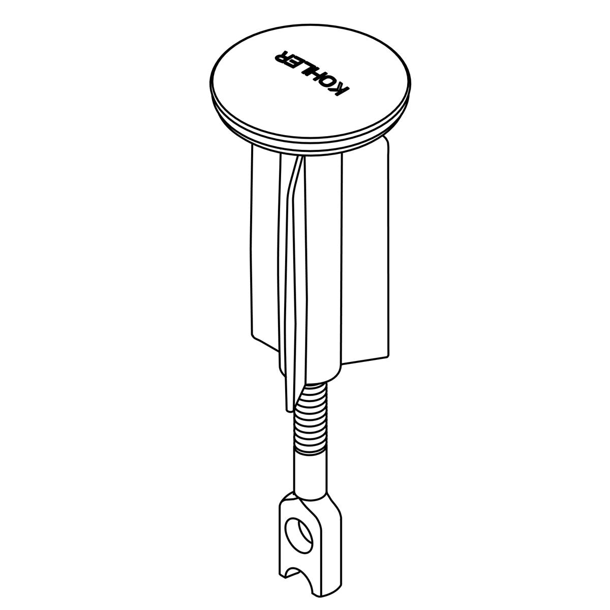KOHLER Standard Plunger Assembly - Matte Black, K-1037021-BL