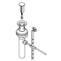 KOHLER Standard Drain With Overflow - Vibrant Brushed Moderne Brass, K-1037023-2MB