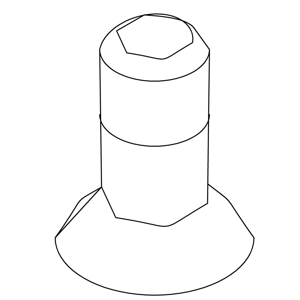 KOHLER Screw, 6-32 Flat Head, K-1037608
