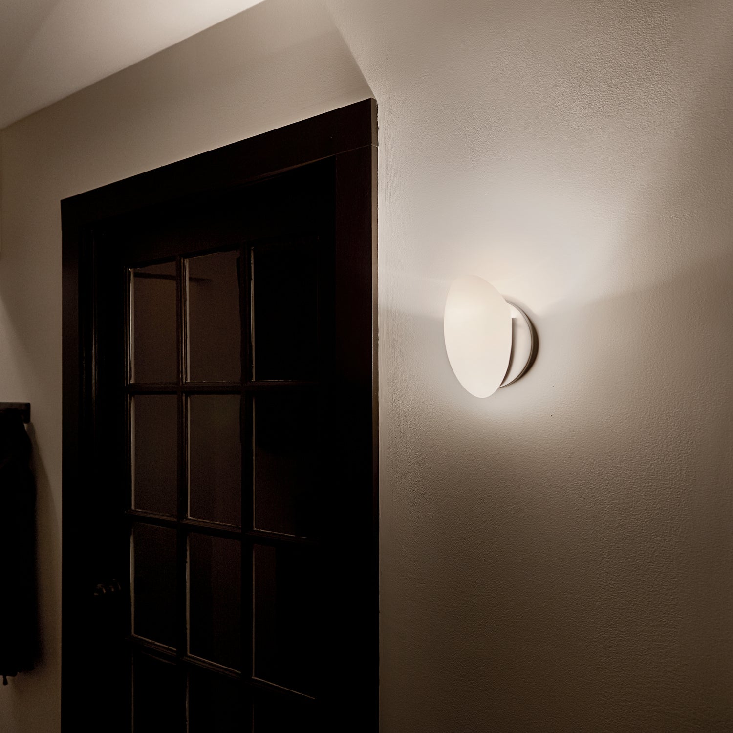 KICHLER 6520NI Swiss Passport 1 Light Wall Sconce Brushed Nickel