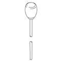 KOHLER Lift Rod Assembly - Oil-Rubbed Bronze, K-1039015-BRZ
