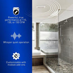 PANASONIC FV-1115VK3 WhisperGreen Select Single Speed Fan, high speed 110/130/150 CFM